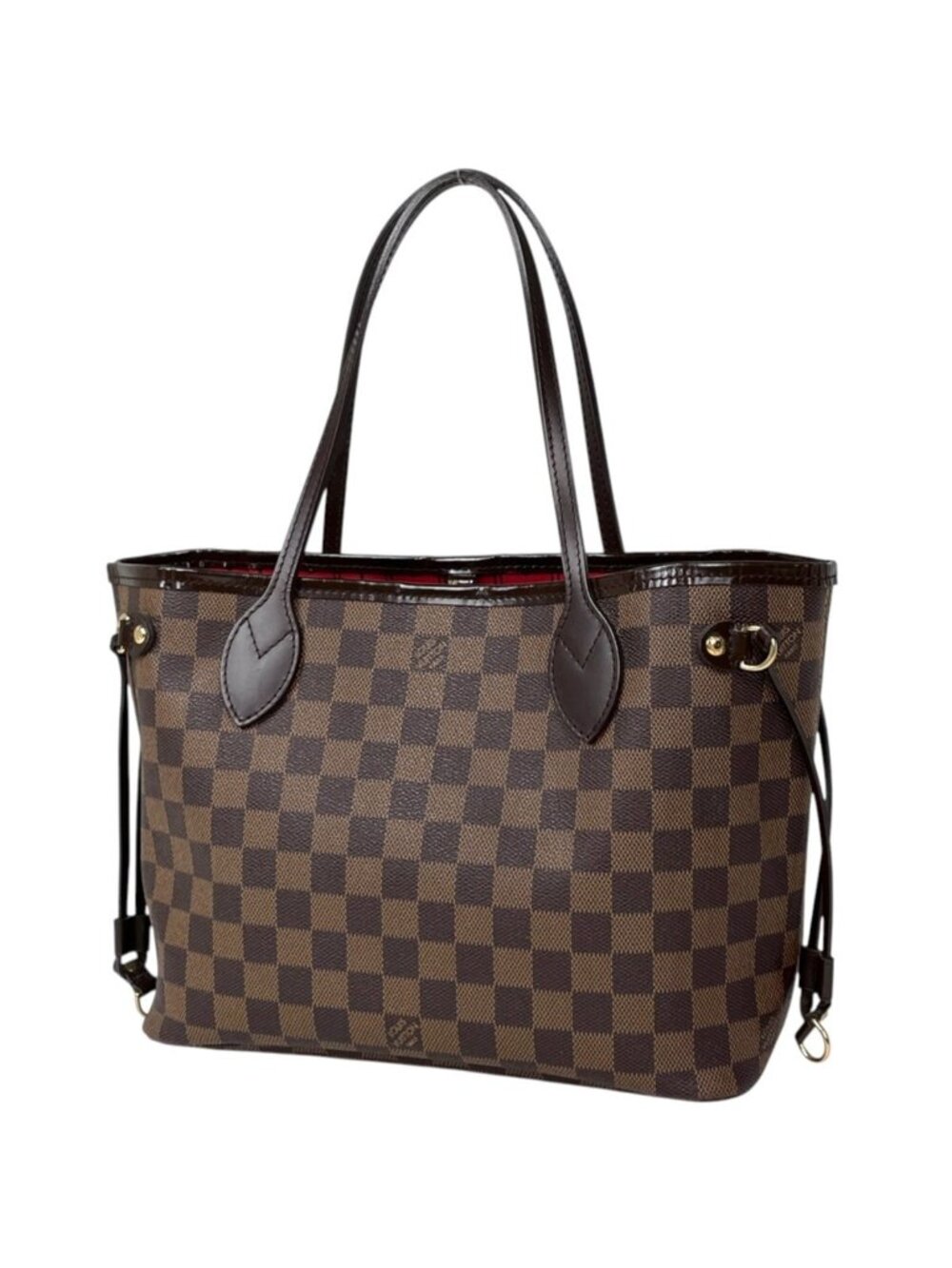 Louis Vuitton Neverfull PM Tote Bag Damier Brown
